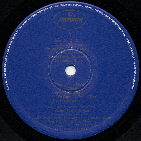 The Teardrop Explodes ~ Wilder (Vinyl) - Djungel & Jazz