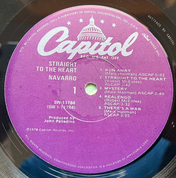 Navarro ~ Straight To The Heart (Vinyl) - Djungel & Jazz