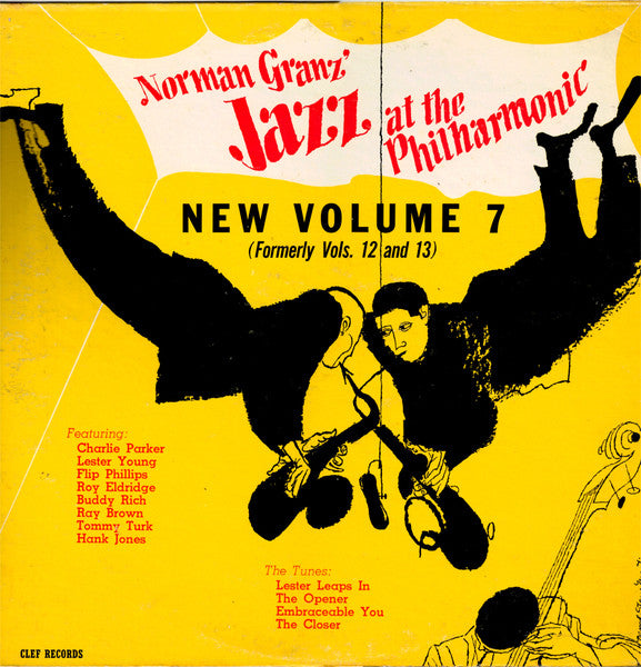 Jazz At The Philharmonic ~ Norman Granz' Jazz At The Philharmonic New Volume 7 (Formerly Vols. 12 And 13) (Vinyl) - Djungel & Jazz