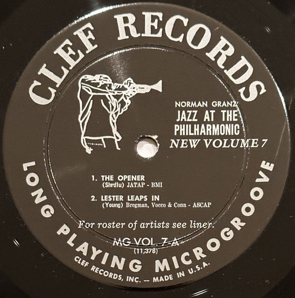Jazz At The Philharmonic ~ Norman Granz' Jazz At The Philharmonic New Volume 7 (Formerly Vols. 12 And 13) (Vinyl) - Djungel & Jazz