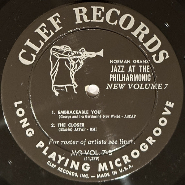 Jazz At The Philharmonic ~ Norman Granz' Jazz At The Philharmonic New Volume 7 (Formerly Vols. 12 And 13) (Vinyl) - Djungel & Jazz