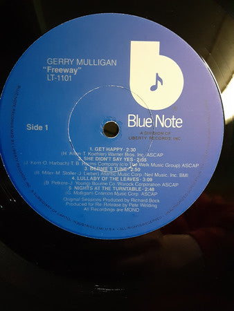 Gerry Mulligan ~ Freeway (Vinyl) - Djungel & Jazz