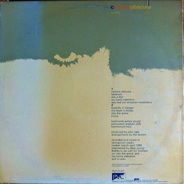 Nico + The Faction ~ Camera Obscura (Vinyl) - Djungel & Jazz