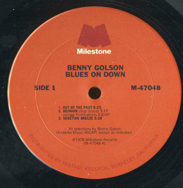 Benny Golson ~ Blues On Down (Vinyl) - Djungel & Jazz
