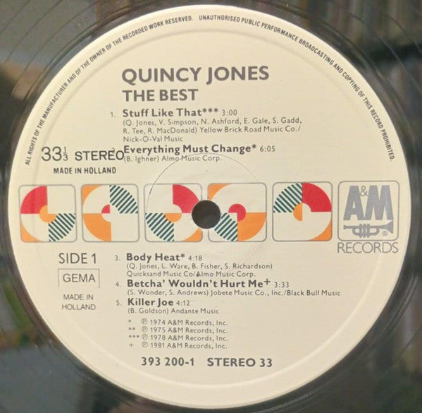 Quincy Jones ~ The Best (Vinyl) - Djungel & Jazz