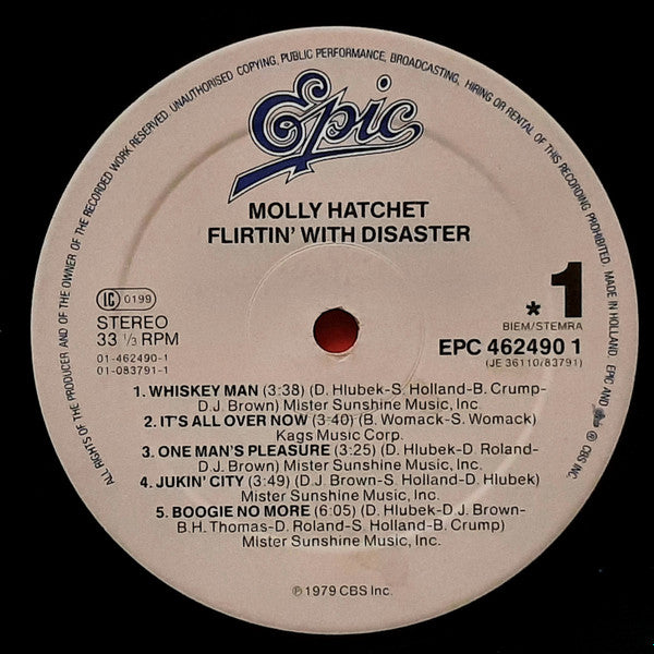 Molly Hatchet : Flirtin' With Disaster (LP, Album, RE)