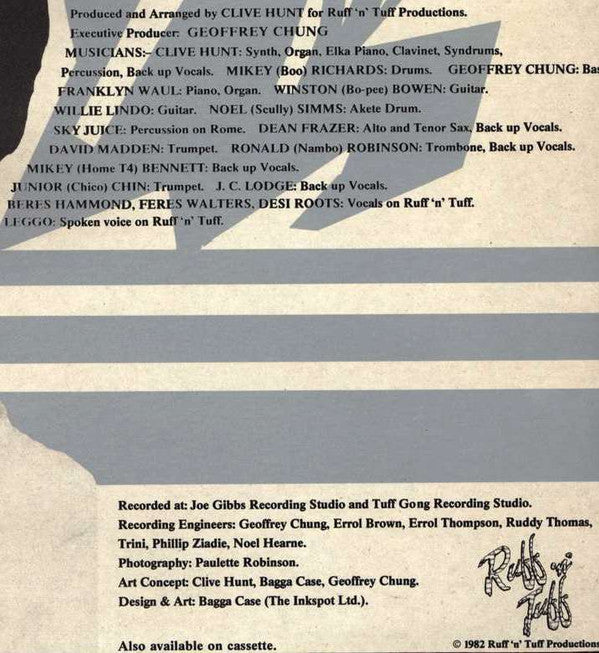 Various : Clive Hunt's Ruff 'N' Tuff Sho' Case (LP, Comp)