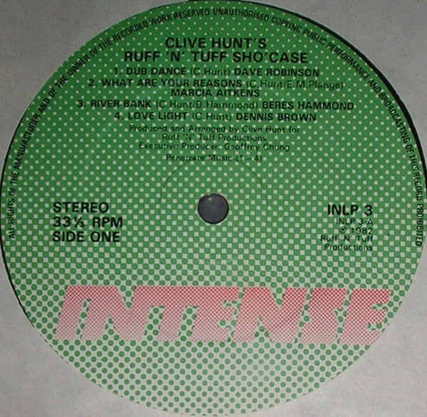 Various : Clive Hunt's Ruff 'N' Tuff Sho' Case (LP, Comp)