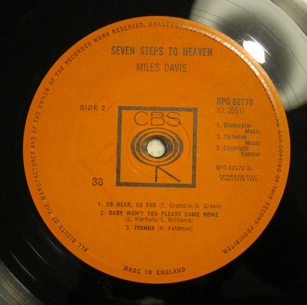 Miles Davis ~ Seven Steps To Heaven (Vinyl) - Djungel & Jazz