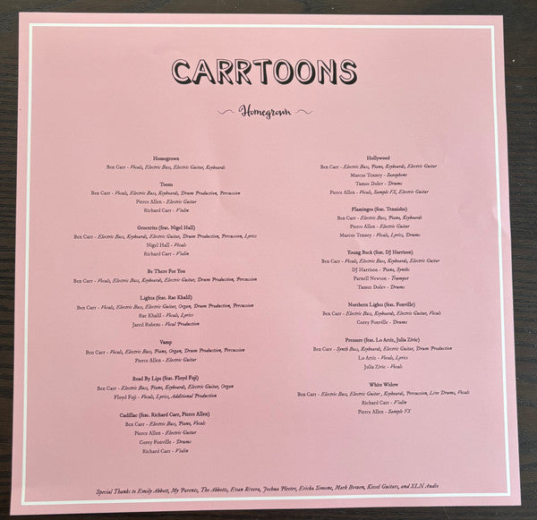 Carrtoons ~ Homegrown (Vinyl) - Djungel & Jazz