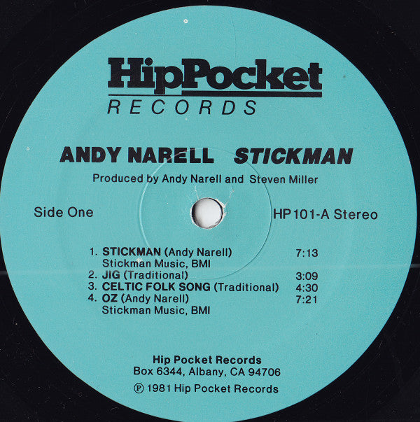Andy Narell : Stickman (LP, Album)