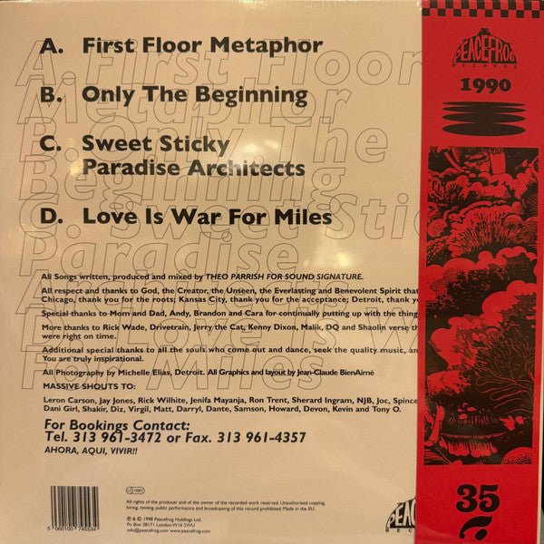 Theo Parrish : First Floor (Part 1) (2x12", Album, RE, Smo)
