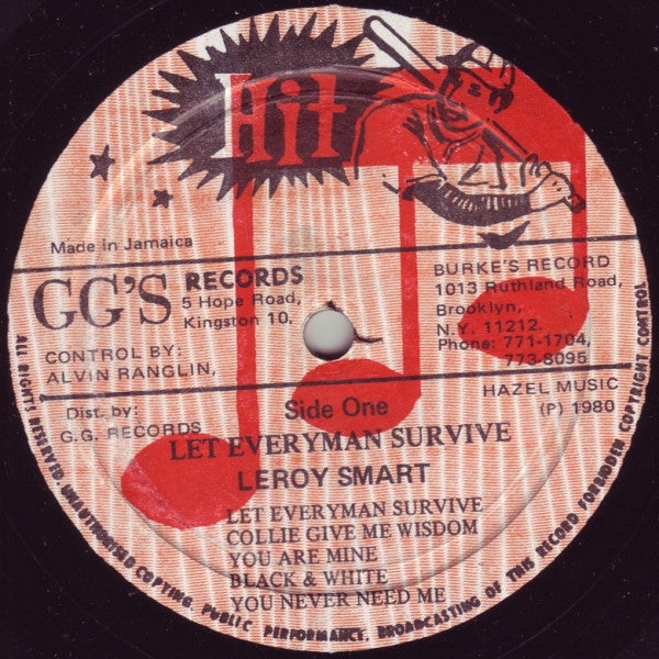 Leroy Smart : Let Everyman Survive (LP, Album)