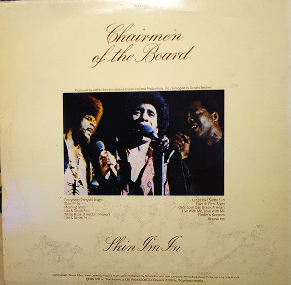 Chairmen Of The Board : Skin I'm In (LP, Album)