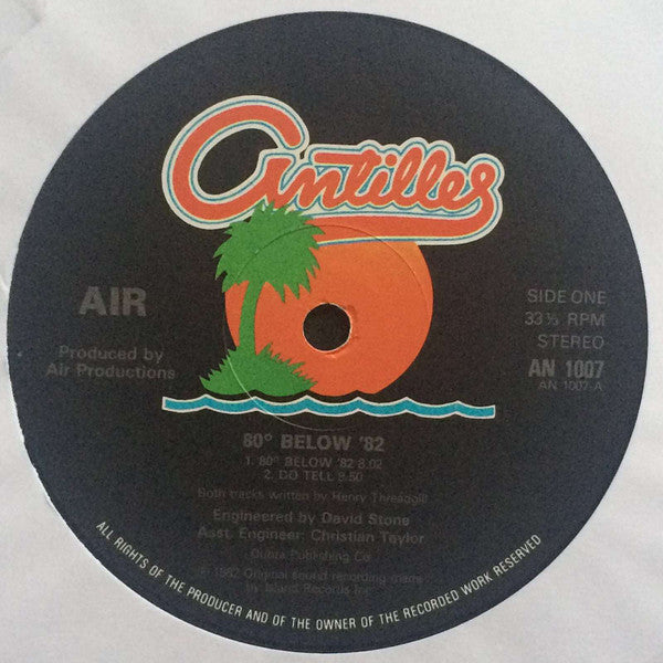 Air (4) : 80° Below '82 (LP, Album)