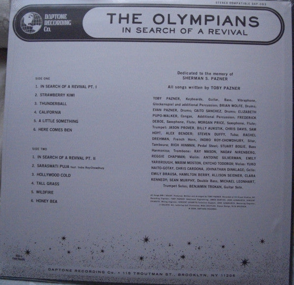 The Olympians ~ In Search Of A Revival (Vinyl) - Djungel & Jazz