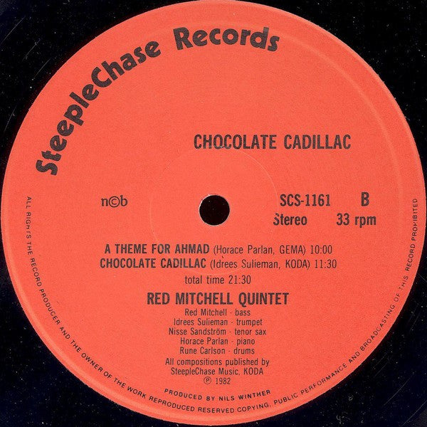 Red Mitchell Quintet ~ Chocolate Cadillac (Vinyl) - Djungel & Jazz