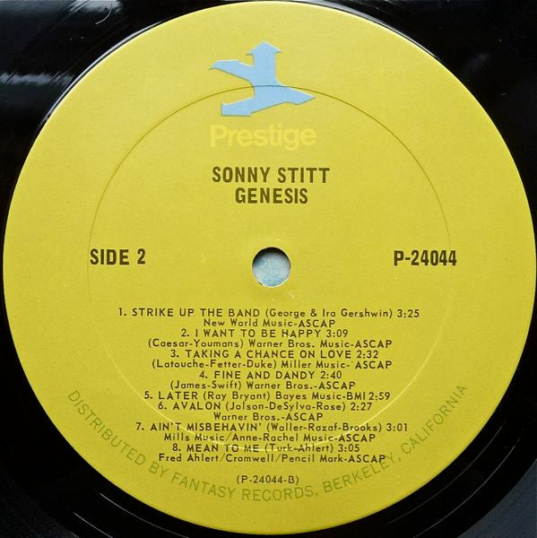 Sonny Stitt ~ Genesis (Vinyl) - Djungel & Jazz