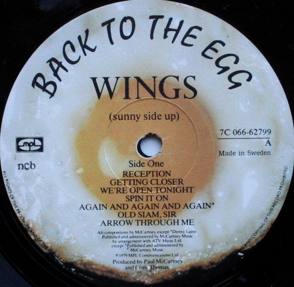 Wings ~ Back To The Egg (Vinyl) - Djungel & Jazz