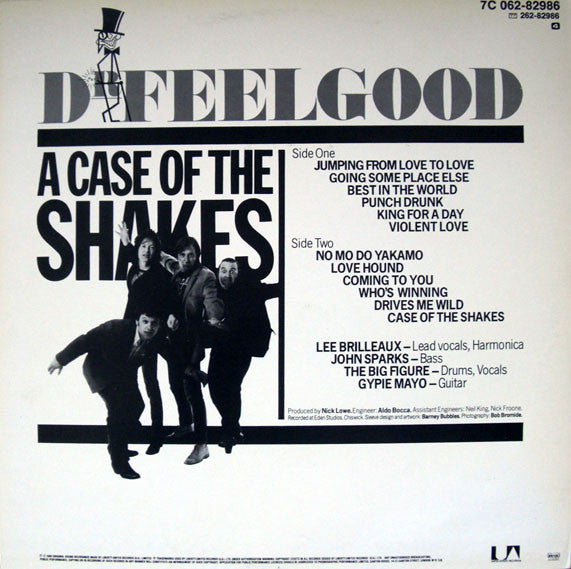 Dr. Feelgood ~ A Case Of The Shakes (Vinyl) - Djungel & Jazz