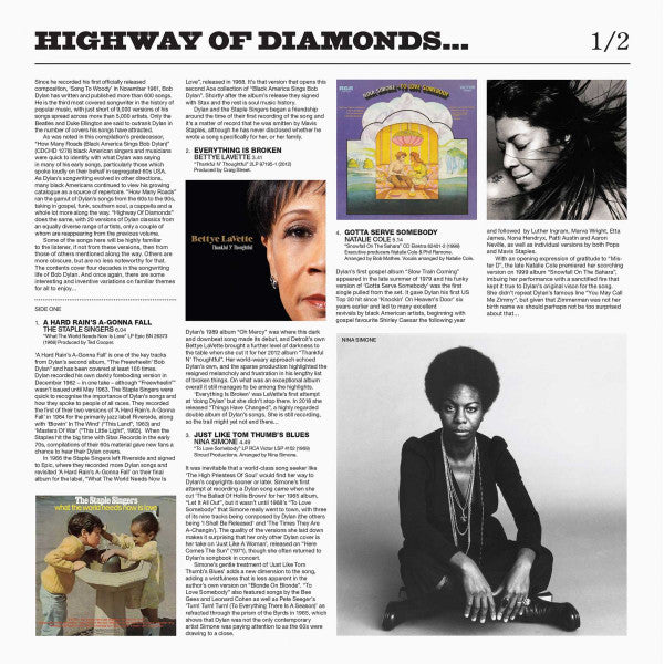 Various ~ Highway Of Diamonds - Black America Sings Bob Dylan (Vinyl) - Djungel & Jazz