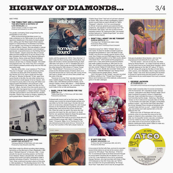 Various ~ Highway Of Diamonds - Black America Sings Bob Dylan (Vinyl) - Djungel & Jazz