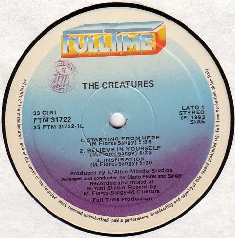 The Creatures ~ L'Altro Mondo Studios (Vinyl) - Djungel & Jazz