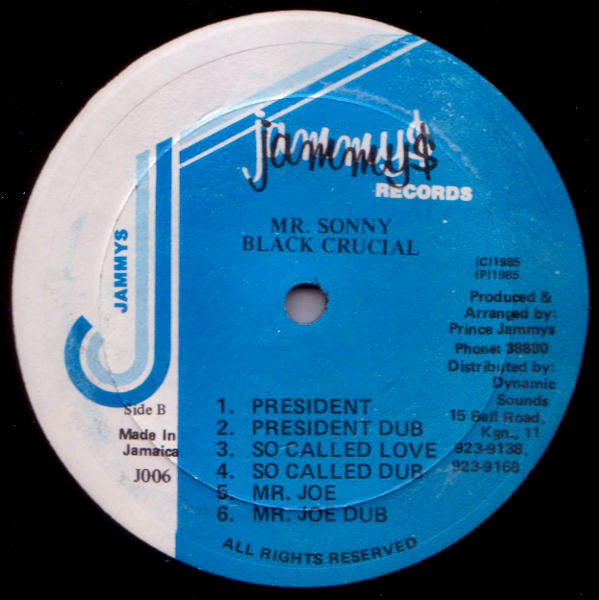 Black Crucial : Mr. Sonny (LP, Album)