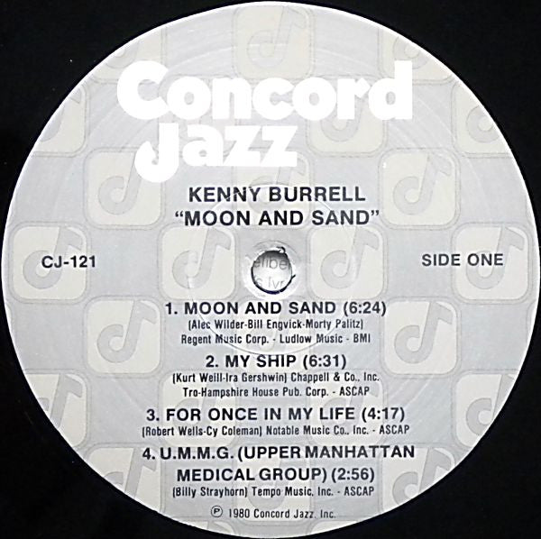 Kenny Burrell ~ Moon And Sand (Vinyl) - Djungel & Jazz