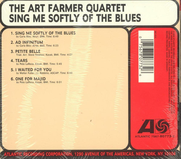 Art Farmer Quartet ~ Sing Me Softly Of The Blues (Vinyl) - Djungel & Jazz
