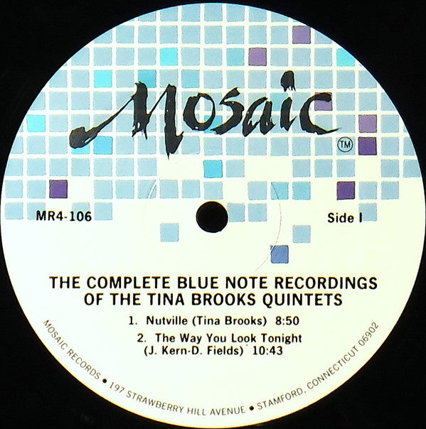 Tina Brooks ~ The Complete Blue Note Recordings Of The Tina Brooks Quintets (Vinyl) - Djungel & Jazz