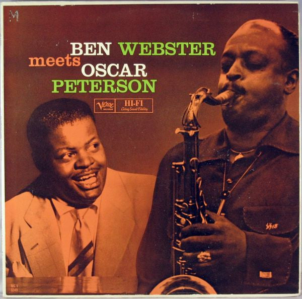 Ben Webster meets Oscar Peterson : Ben Webster Meets Oscar Peterson (LP, Album, Mono, RE)