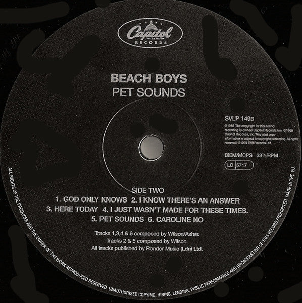 The Beach Boys ~ Pet Sounds (Vinyl) - Djungel & Jazz