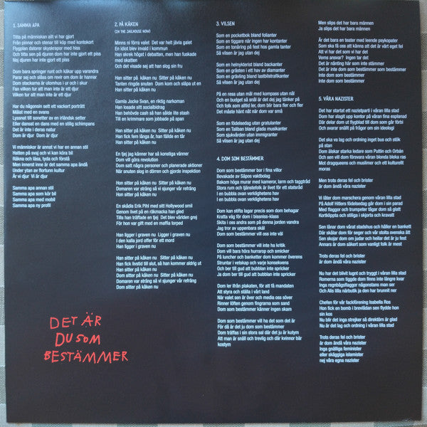 Lars Demian ~ Vem E Det Som Bestämmer (Vinyl) - Djungel & Jazz
