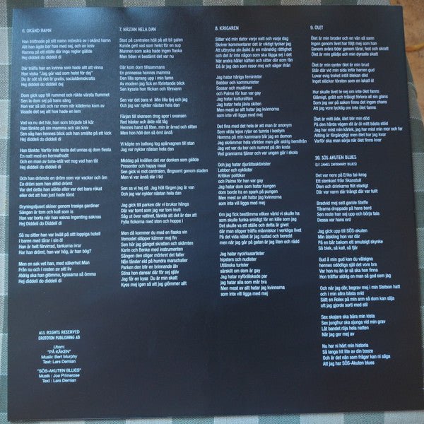 Lars Demian ~ Vem E Det Som Bestämmer (Vinyl) - Djungel & Jazz