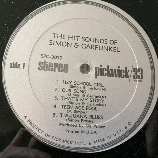 Simon & Garfunkel ~ Simon & Garfunkel (Vinyl) - Djungel & Jazz