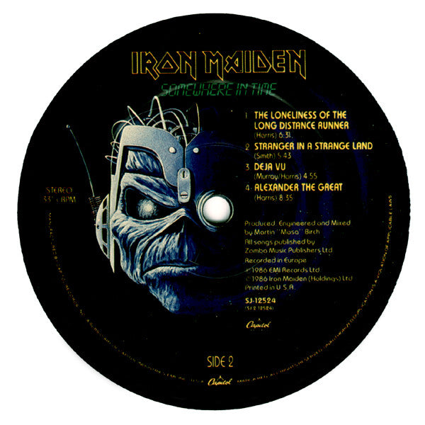 Iron Maiden ~ Somewhere In Time (Vinyl) - Djungel & Jazz