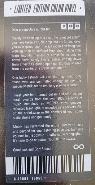 Møtrik ~ MØØN: The Cosmic Electrics of MØTRIK (Vinyl) - Djungel & Jazz