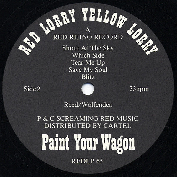 Red Lorry Yellow Lorry ~ Paint Your Wagon (Vinyl) - Djungel & Jazz