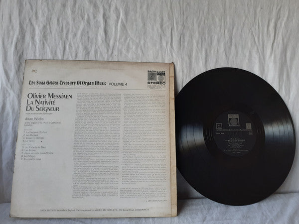 Messiaen, Allan Wicks ~ La Nativité Du Seigneur (Nine Meditations For Organ) (Vinyl) - Djungel & Jazz