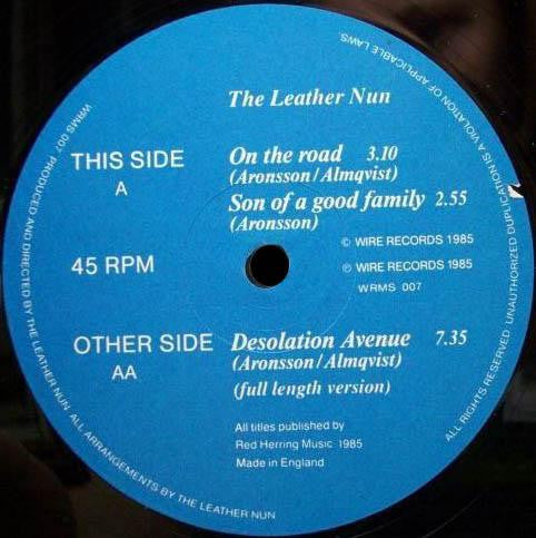 The Leather Nun ~ Desolation Ave (Vinyl) - Djungel & Jazz