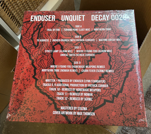 Enduser : Unquiet (2xLP, Album, Red)