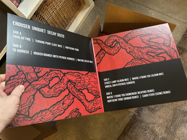 Enduser : Unquiet (2xLP, Album, Red)