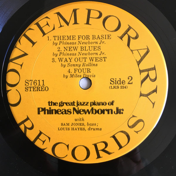 Phineas Newborn Jr. ~ The Great Jazz Piano Of Phineas Newborn Jr. (Vinyl) - Djungel & Jazz