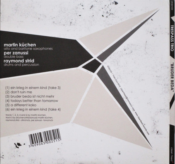 Trespass Trio ~ Bruder Beda (Vinyl) - Djungel & Jazz