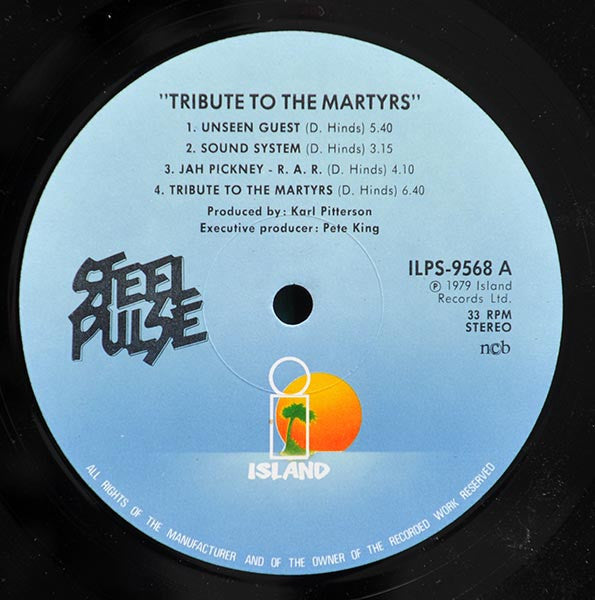 Steel Pulse : Tribute To The Martyrs (LP, Album)