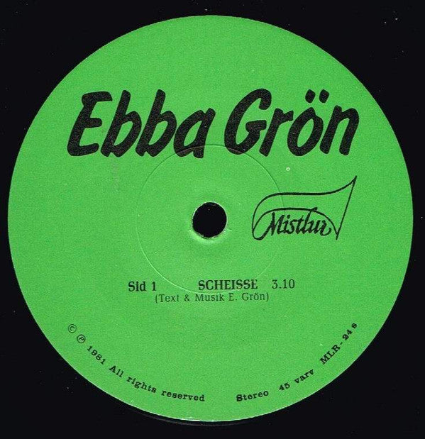 Ebba Grön ~ Scheisse (Vinyl) - Djungel & Jazz