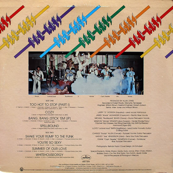 Bar-Kays : Too Hot To Stop (LP, Album, San)