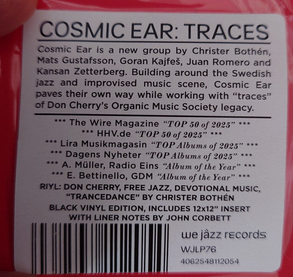 Cosmic Ear : Traces (LP, Album, RP)