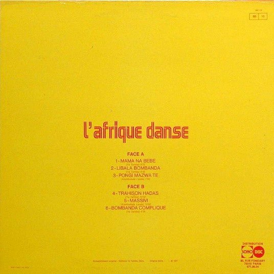 Ya Tamba ~ L'Afrique Danse (Vinyl) - Djungel & Jazz